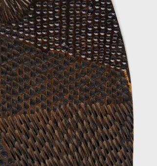 Sculpture- textured and carved and dyed