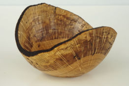 Turned natural edge Oak bowl 