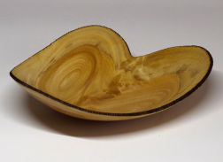 Turned natural edge Gumtree bowl